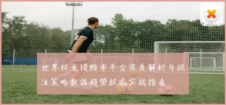 世界杯竞猜赔率平台深度解析与投注策略数据趋势权威实战指南